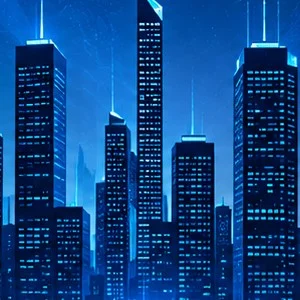 Современный город